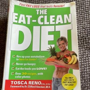The eat clean diet book, with many recipes
